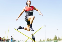 Antrenmanda güç ve kuvvet çalışması yapıldı