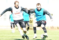 Antrenmanda, ısınma ve koordinasyon çalıştılar