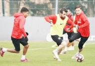 Antrenmanlar hız kesmeden devam ediyor
