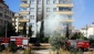 Apartman katında çıkan yangın korkuttu