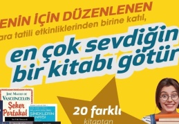 Ara tatilde çocuklara kitap hediye edilecek