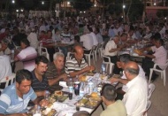 Araban esnafı iftar yemeğinde buluştu