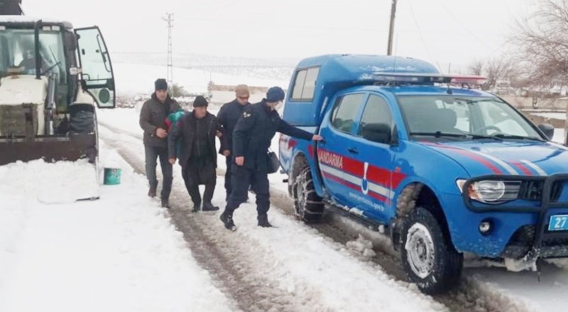 Araban karayolu ulaşıma yeniden açıldı