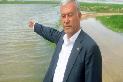 Araban Ovası&#8217;nda hububat ekili alanlar göle döndü