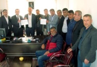 Araban Ziraat Odası Yeni Başkanı Altun, mazbatasını aldı 