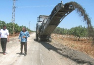 Araban’da bozulan yollar asfaltlanıyor