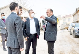 Araban’da doğalgaz çalışmaları sürüyor