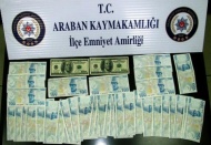 Araban’da Emniyet Amirliği ekipleri sahte para ele geçirdi