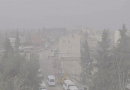 Araban’da etkili olan yoğun sis hayatı olumsuz etkiledi