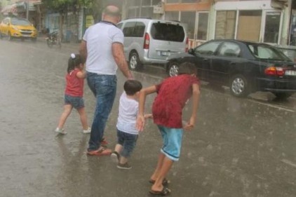 Araban&#8217;da yağmur yağdı