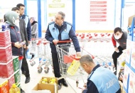 Araban'da zincir marketlerde denetim yapıldı