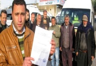 Arabanlı Dolmuş şoförleri eylem yaptı