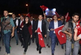 Arabanlılar nöbet tuttu