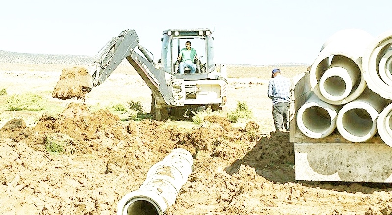 Arazi yollarındaki çalışmalar sürüyor