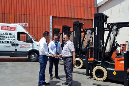 Arbel, PRO 7 Serisi akülü forkliftleri tercih etti