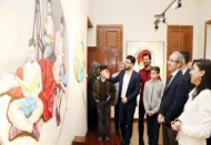 "Art Contact” karma resim sergisi açıldı