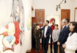 "Art Contact” karma resim sergisi açıldı