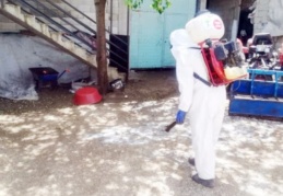 Aşağı Arıl ve Uğruca Mahallesi dezenfekte edildi