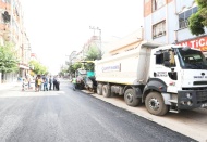 Asfalt çalışması sürüyor