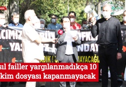 Asıl failler yargılanmadıkça 10 Ekim dosyası kapanmayacak
