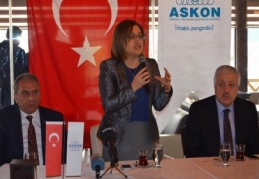 Askon üyeleri başkan adayları ile buluştu