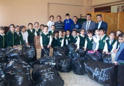 Aslı Alevli İlköğretim Okulu’ndan örnek davranış