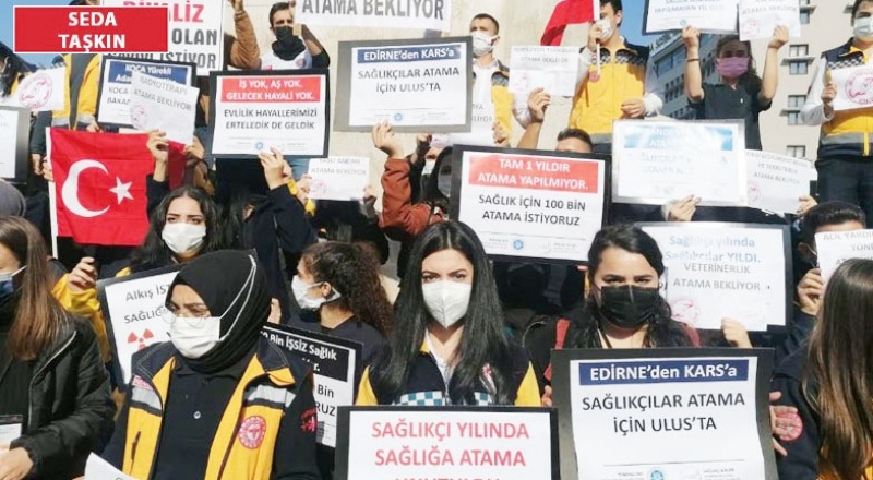 Atama bekleyen sağlıkçılar Ankara’da: Süre doldu, vaatler tutulmadı