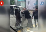 Atatürk Havalimanı’nda UBER sürücüsüne saldırı kamerada