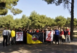 Ata’ya saygı için yürüdüler