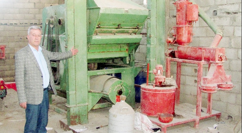 Atıl bekleyen selektör makinesi ve binası Arabanlı çiftçilere hizmet verecek