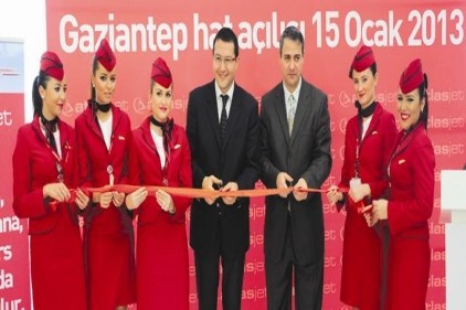 Atlasjet Gaziantep&#8217;e günde 2 kez uçuyor