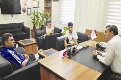 Atletizm birincilerinden Şiran&#8217;a ziyaret