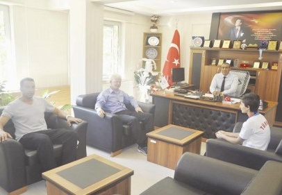 Avrupa şampiyonu Şiran’ı ziyaret etti