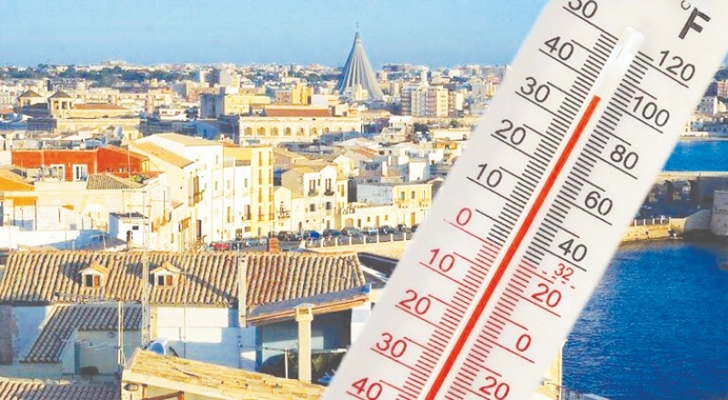 "Avrupa tarihinin rekor sıcaklığı İtalya'nın Sicilya bölgesinde 48.8 derece görüldü"