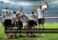 Avrupa’nın en çok değer kazanan ekibi Beşiktaş