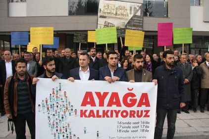 Ayağa kalkıyoruz eylemi bugün son buluyor