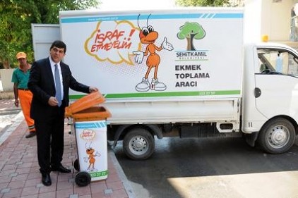 Ayda 35 ton bayat ekmek toplanıyor