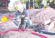 Aydınlatma kalitesi artırıldı hatlar yer altına alındı