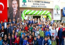 Aynı anda 20 kütüphanenin açılışı yapıldı 