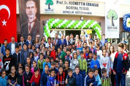 Aynı anda 20 kütüphanenin açılışı yapıldı 