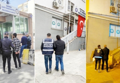 Aynı anda kameraya yakalanan hırsızlar yakalandı