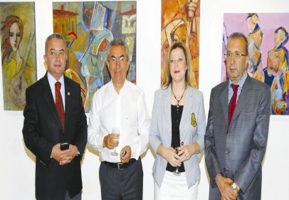 Aynur Açıkgöz, Sanko Sanat Galerisi’nde sergi açtı