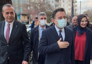Babacan, partililerle bir araya geldi