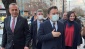 Babacan, partililerle bir araya geldi