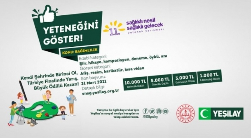 Bağımlılık konulu eserler yarışıyor