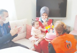 Bahar’ın doğum günü kutlandı