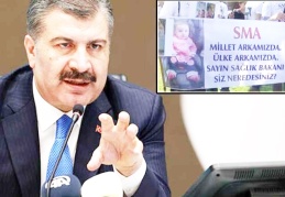 Bakan Koca'nın SMA açıklamasına tepki: Güveni yitirmiş kişi konuşuyor