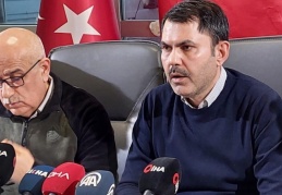 Bakan Kurum: "Tüm afetzedelerimizi sıcak yuvalarına kavuşturacağız”
