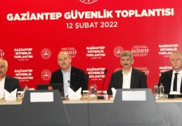 Bakan Soylu Gaziantep’te güvenlik toplantısına katıldı