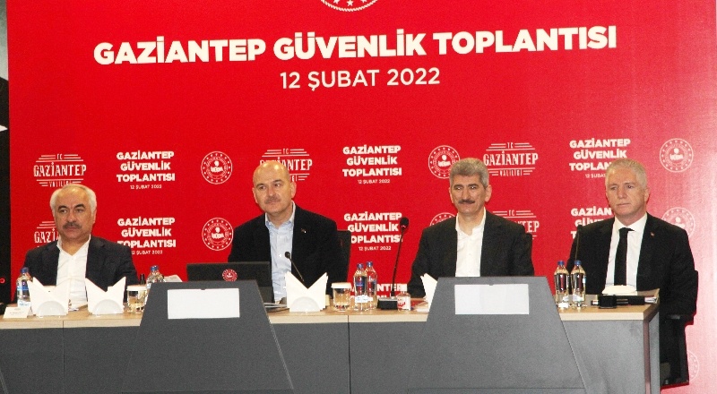 Bakan Soylu Gaziantep’te güvenlik toplantısına katıldı